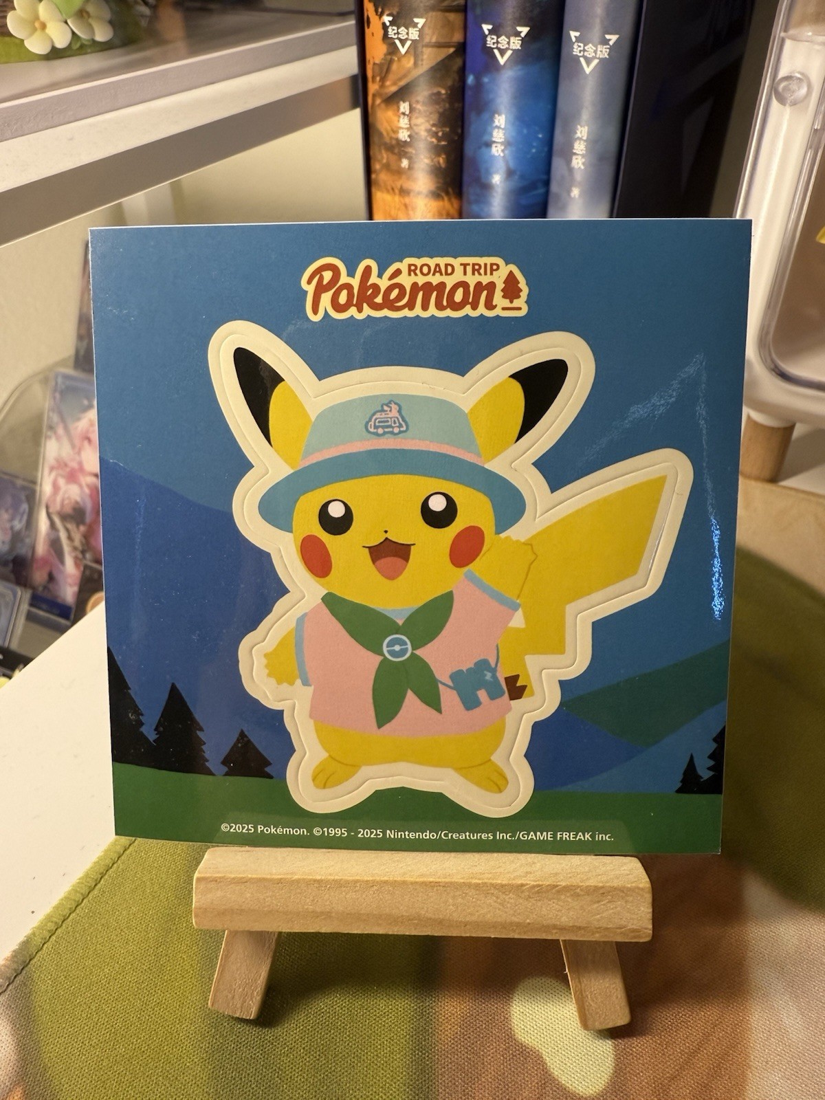 Pudong Airport Pokemon StoreOfficial Road Trip Pokemon Pikachu Sticker US Seller