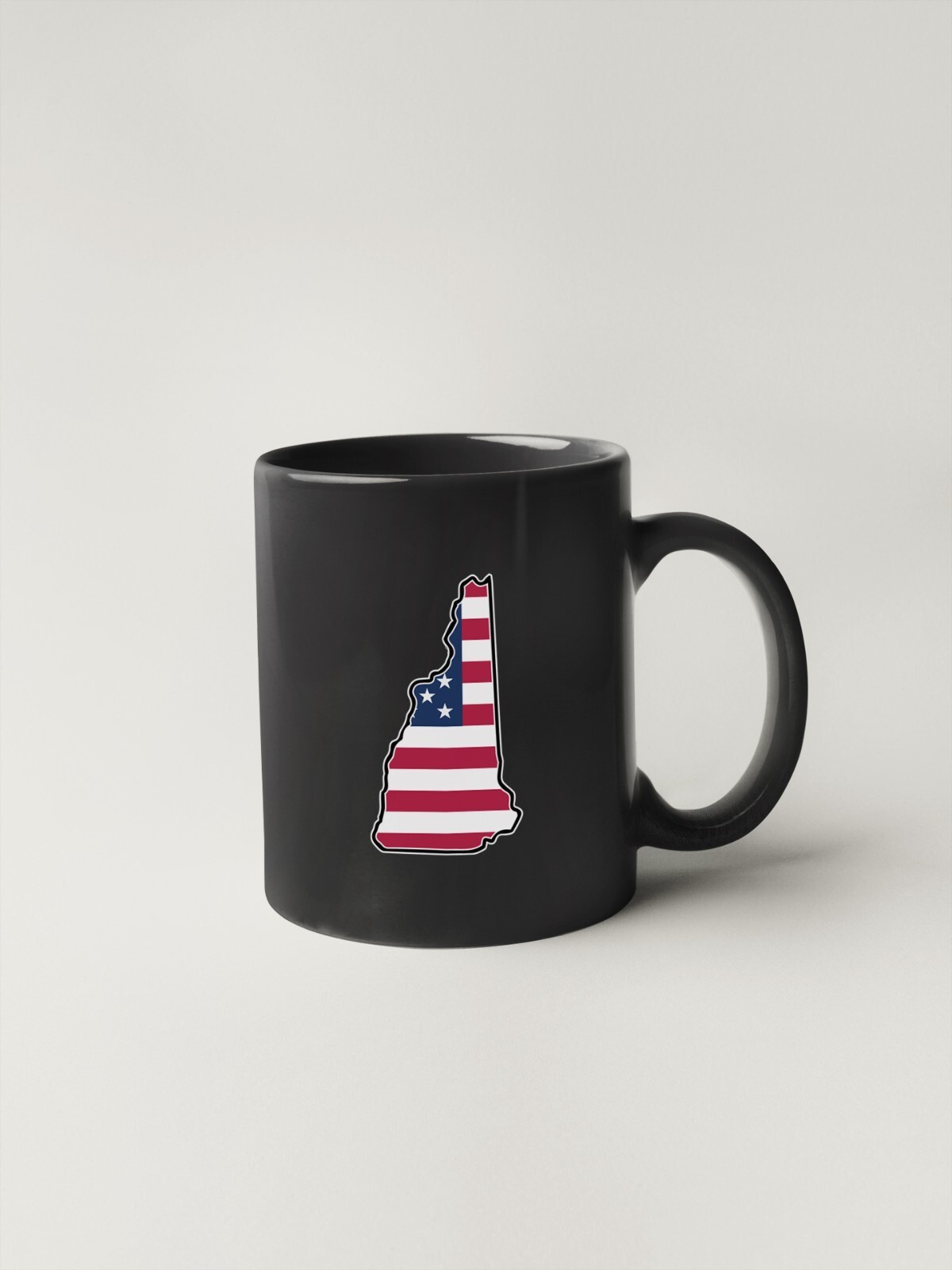 State of New Hampshire Flag Map Sticker Decal USA New Hampshire State