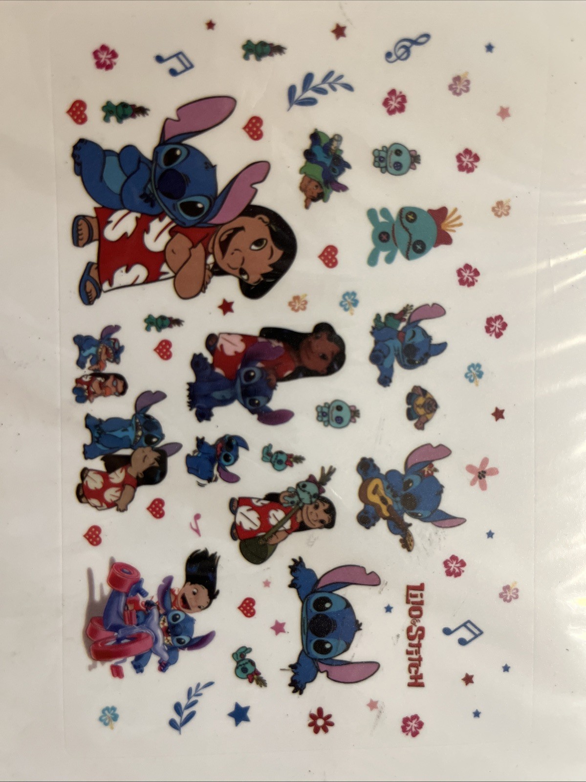 Jumbo Wall Stickers Disney Lilo & Stitch 1”-12” Wall Decor Kids Room Big Peel N