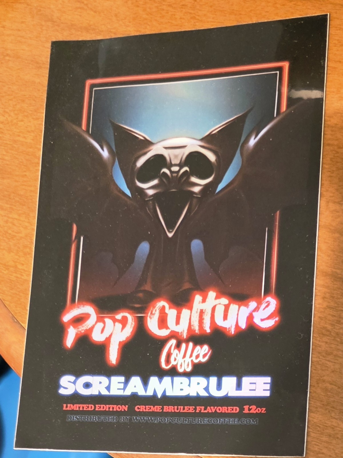 Pop Culture Coffee Outtatime Lightning SCREAMBRULEE Limited Sticker Holographic