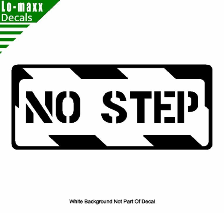 No Step Aircraft Markings Graphic Durable High Performance Die Cut Vinyl Decal