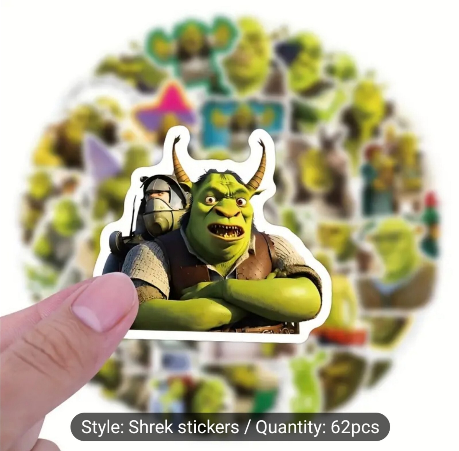 20 PCS Shrek Movies (Unofficial) Funny Kids Animated Stickers BRAND NEW