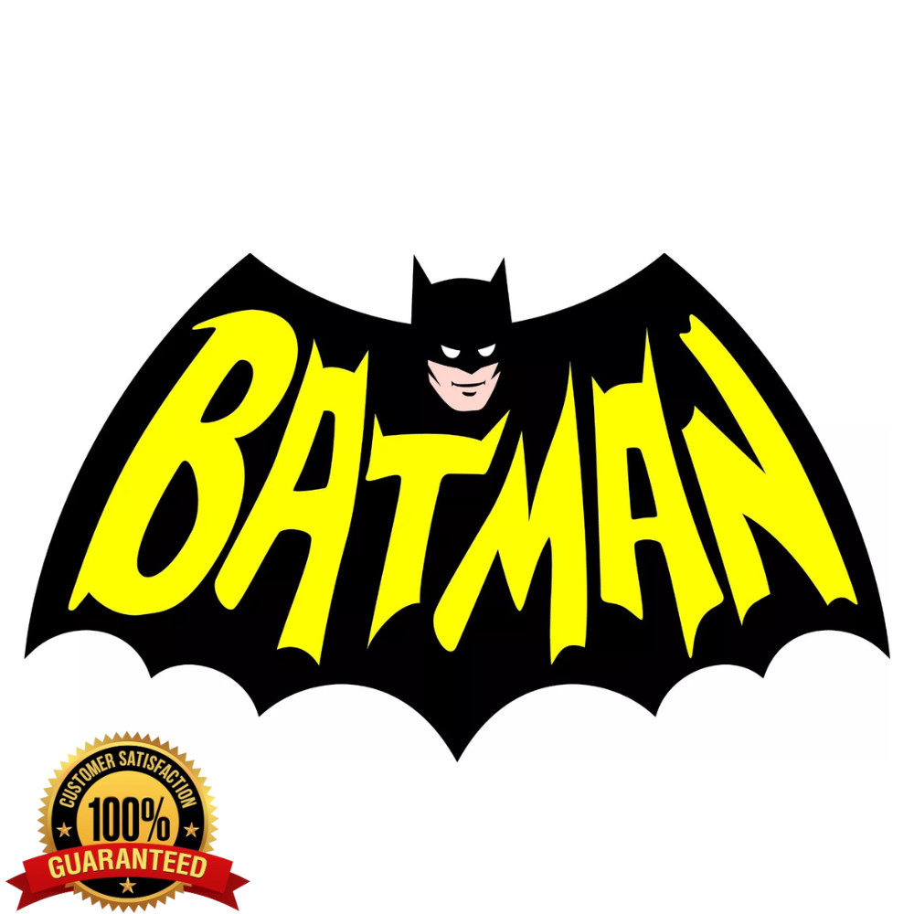 BATMAN LOGO Decal Sticker Comic Dark Knight Colored