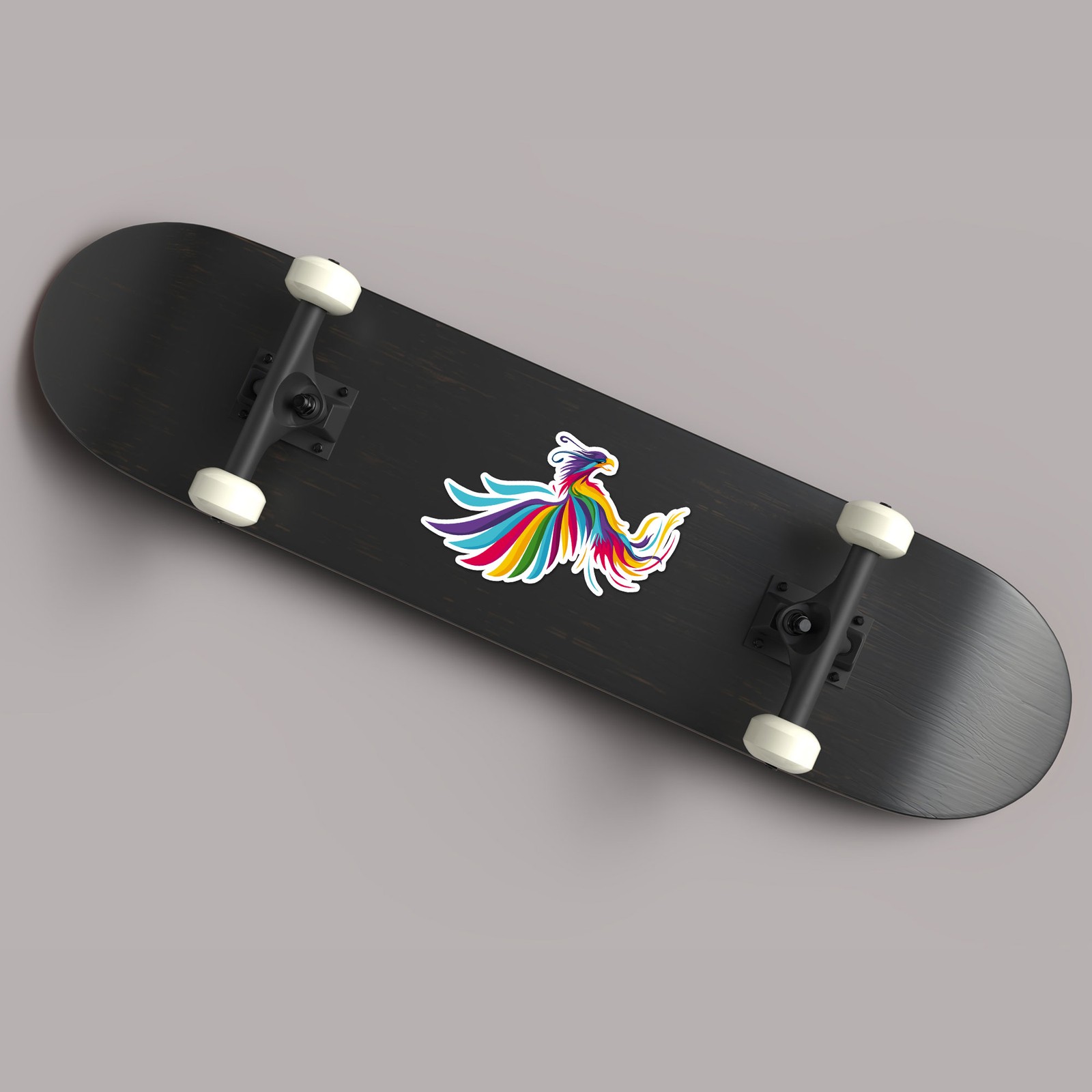 Rainbow Phoenix – Vinyl Decal Sticker – Car Window Laptop – ebn8034