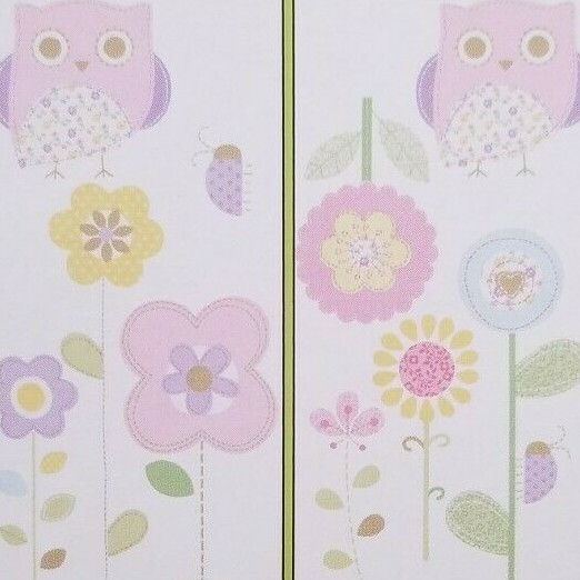 Circo Florals & Owls Wall Decals NIP