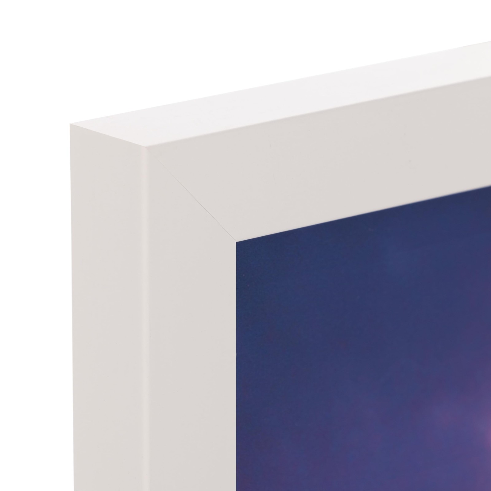 Snap – 10"x20" White Wood Wall Poster Frame – Wall Mount Display – Perfect Fi…