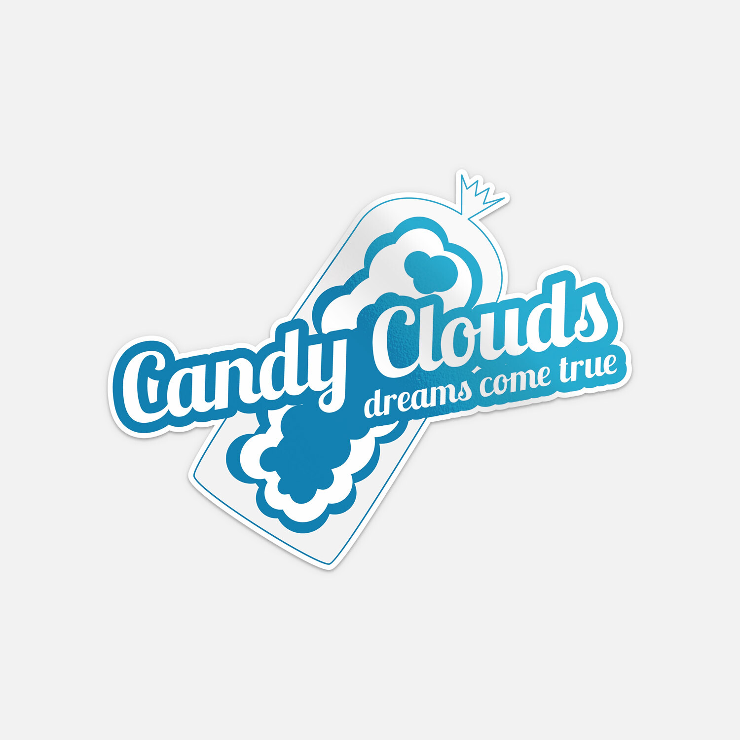Candy Clouds Dreams Come True Vinyl Sticker Decal