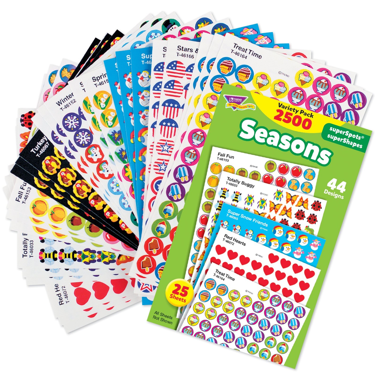 Multicolor Cute Stickers Decals for Incentives Homework 2500 Stickers