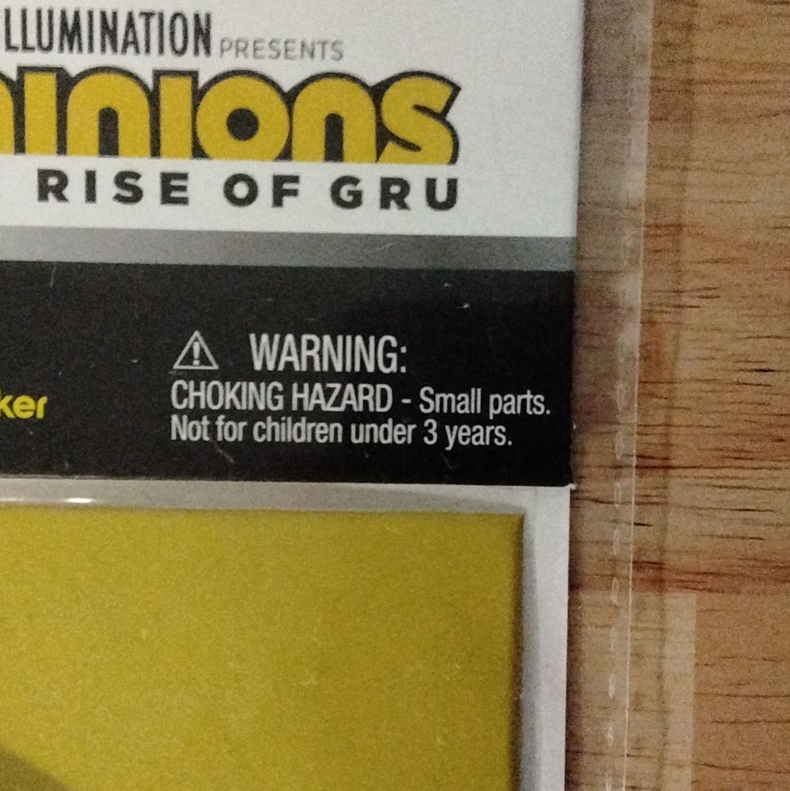"7" Inkology Minions: The Rise of Gru 3D Effect Sticker 6.5in for Books/Locker