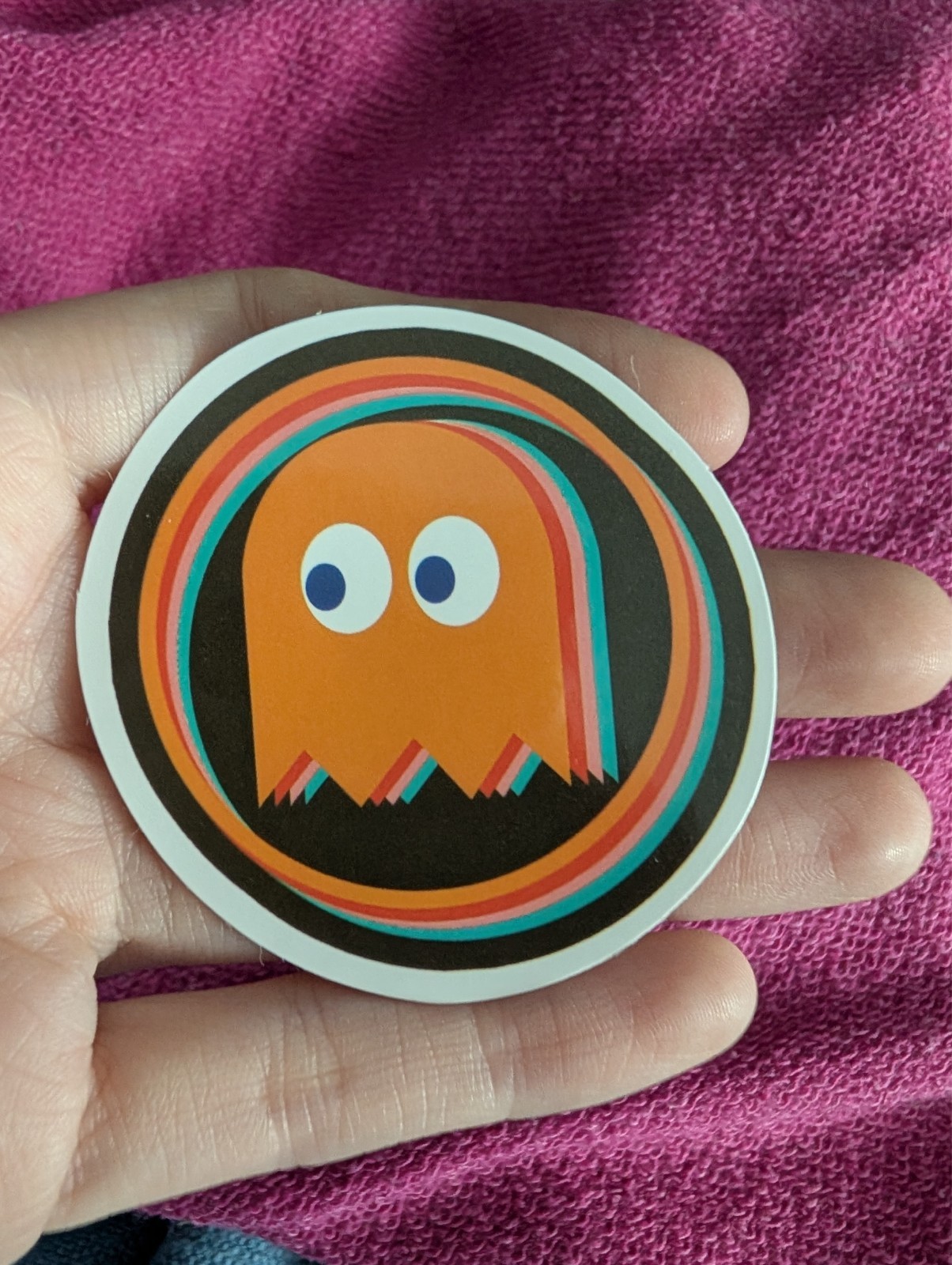 Pac-Man Sticker – Retro Arcade, Video Game, Blinky, Ghost, Pinky, Clyde