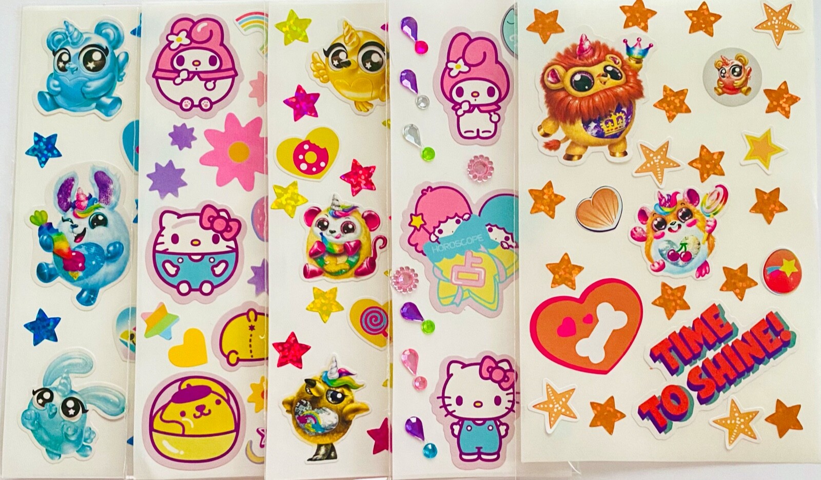 349+ STICKER LOT STITCH GARFIELD SPIDERMAN KUNG FU PANDA HELLO KITTY WEDNESDAY +