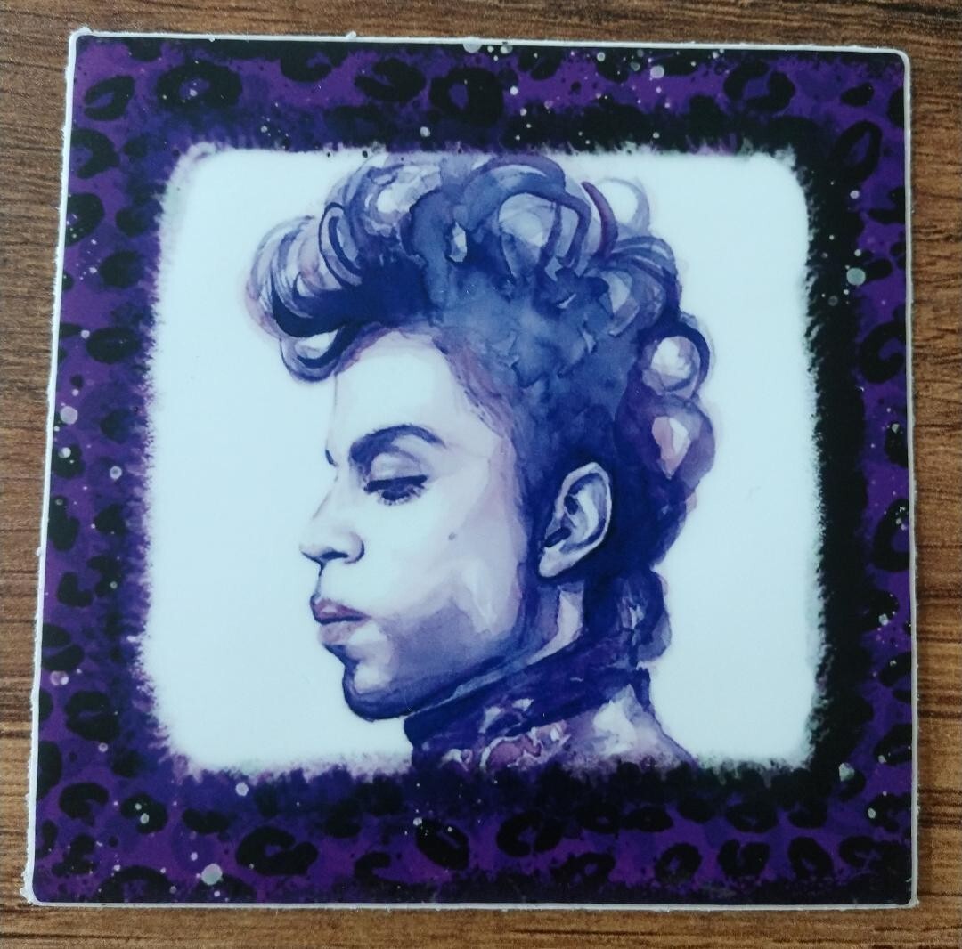 Prince Vinyl Sticker Purple Rain Little Red Corvette Laptop Hydroflask decal