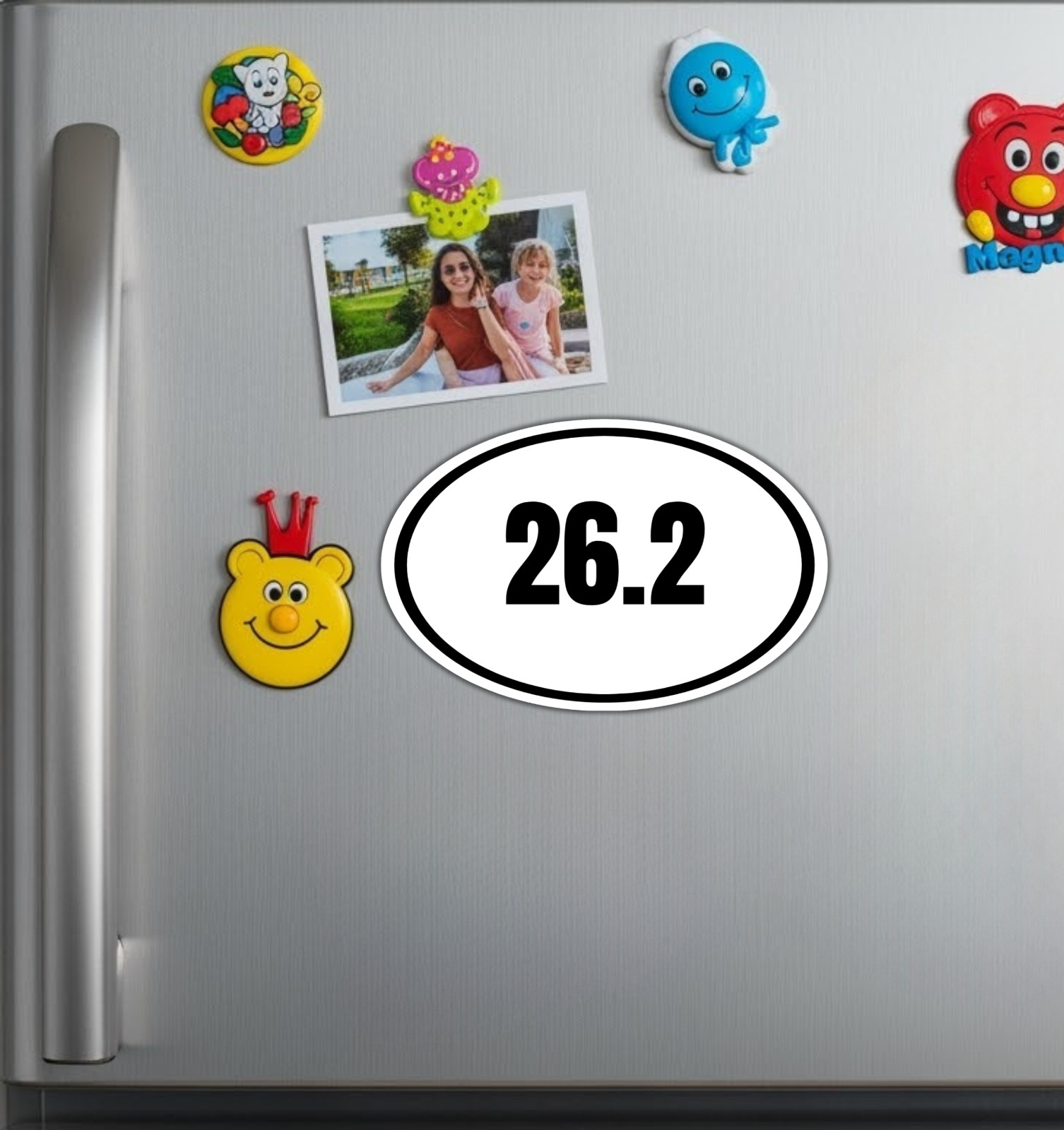26.2 Full Marathon Fridge Magnet or Laptop Sticker