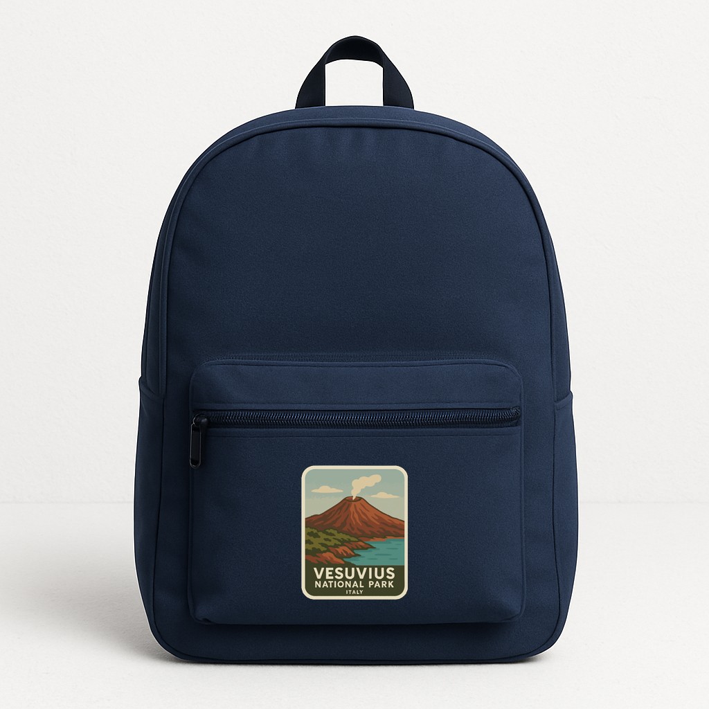 Vesuvius Italy Iron On Heat Transfer Vinyl HTV Die-Cut World National Parks