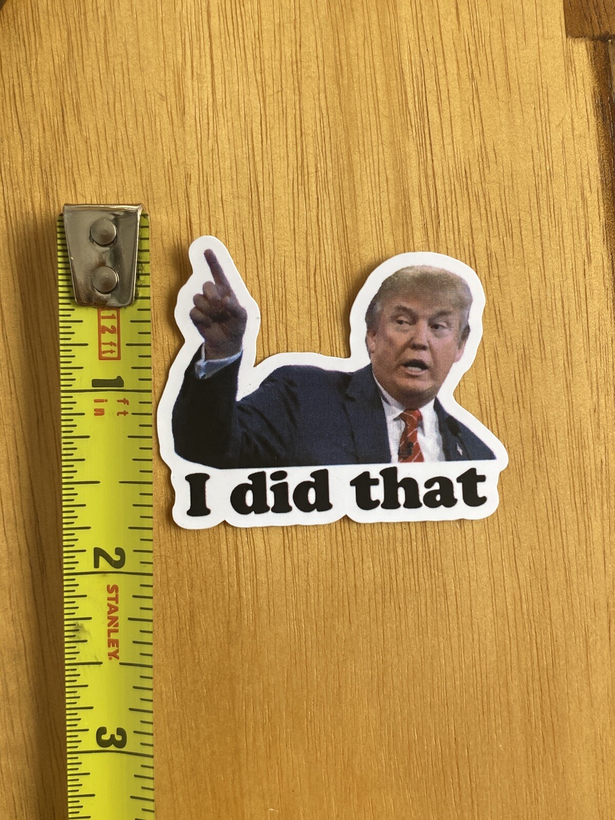 Trump I DID THAT Stickers Decals Car Gas Pump Stickers Station 2" Stickers