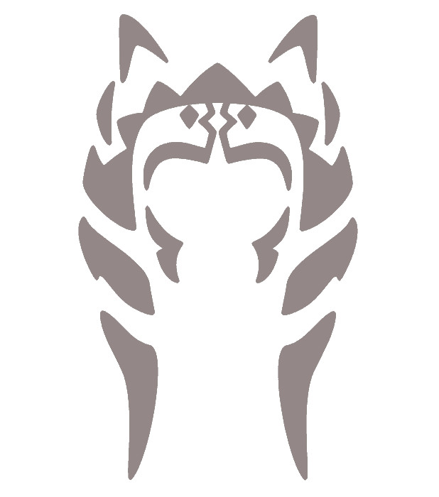 AHSOKA TANO, PADAWAN, JEDI, STAR WARS, Decal Stickers for Cars, Windows, Laptops