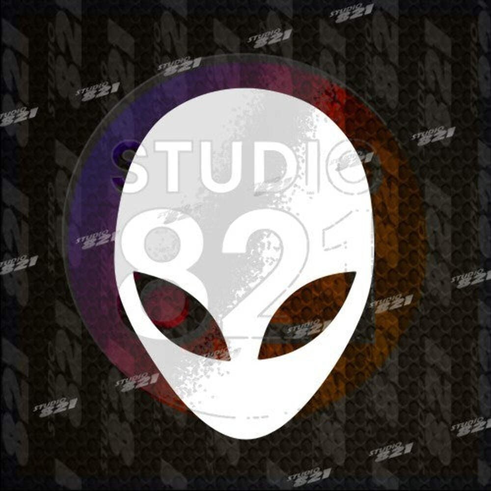 Alien Head vinyl decal- UFO area 51 encounters space Peace sticker decal New