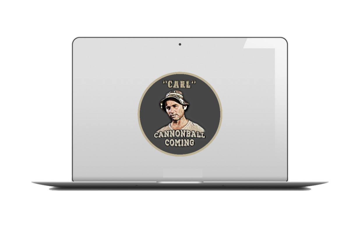Movie Caddyshack (Carl) – 4" Handmade Vinyl Decal Vehicle Laptop Cooler Man Cave