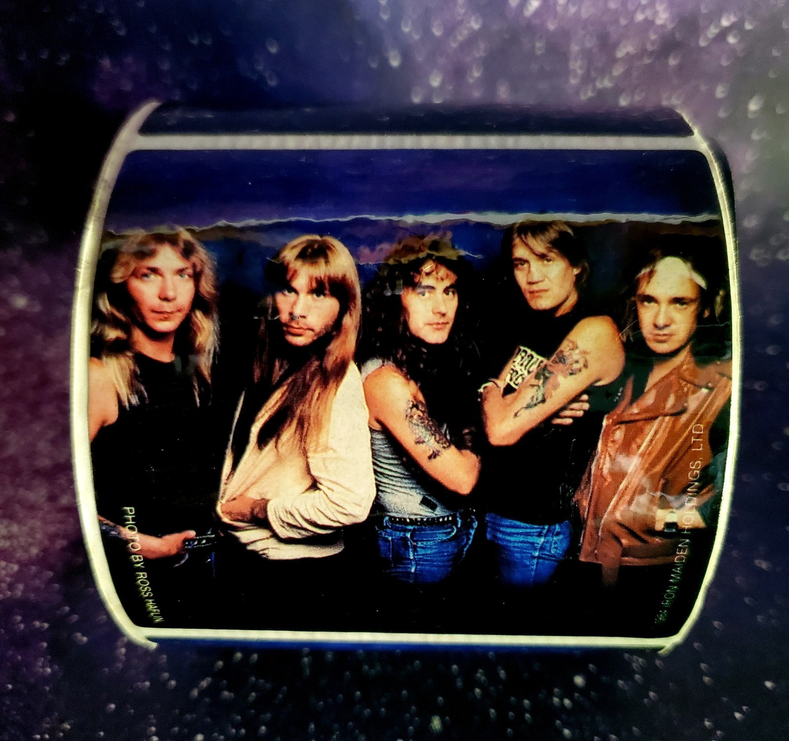 Iron Maiden Sticker Roll. 1984. Vintage Metal Merchandise. Fan Club Exclusive