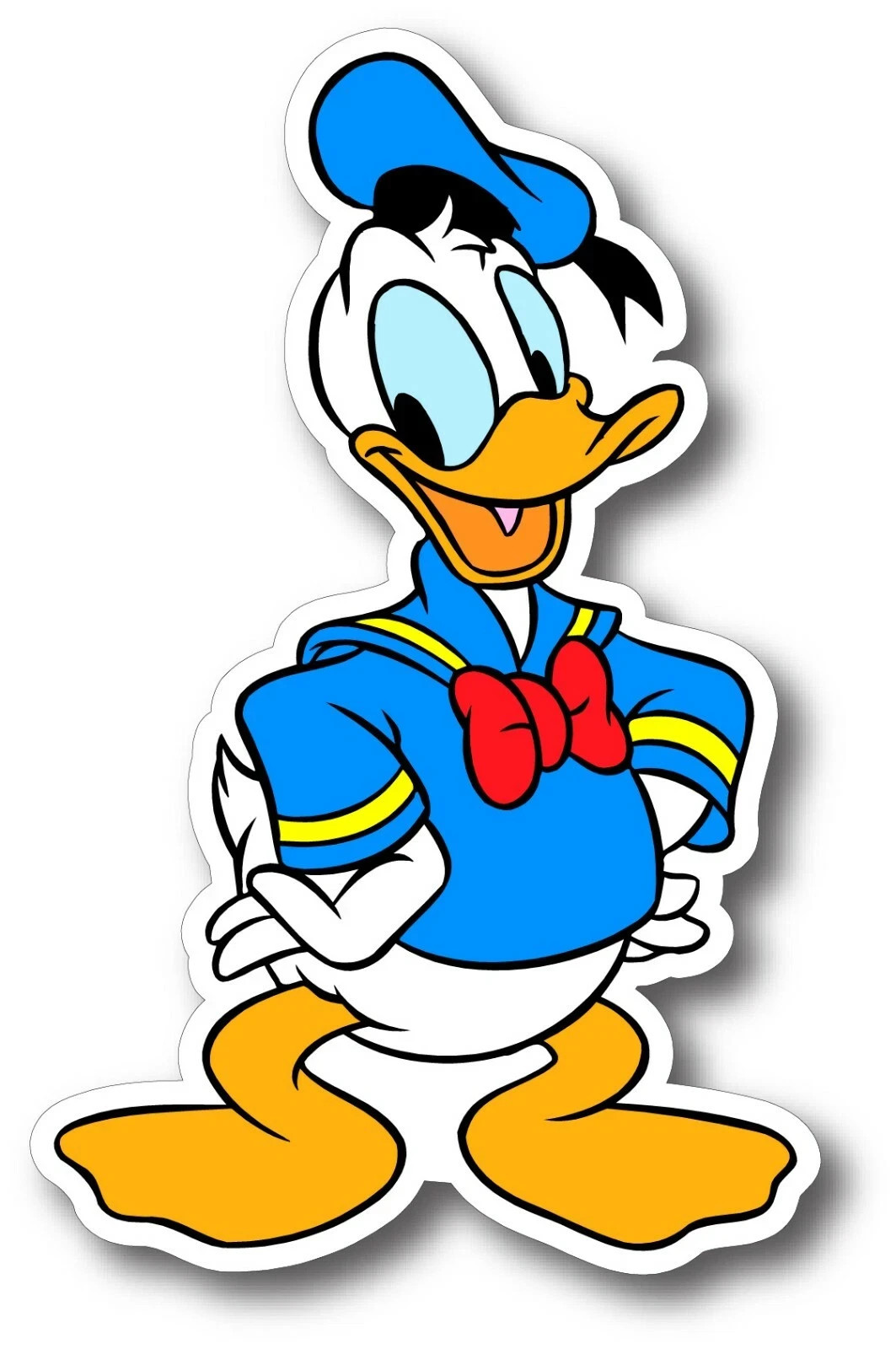 DONALD DUCK KIDS CARTOON DECAL STICKER 3M USA MADE CAR TRUCK VEHICLE WINDOW WALL