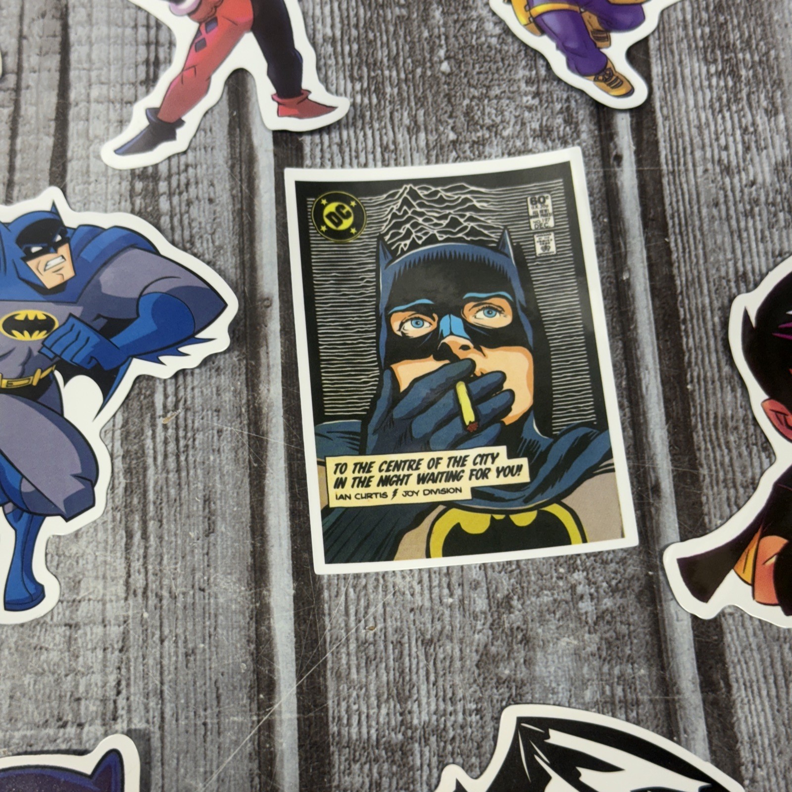 Batman Sticker Lot Of 18 Joker Harley Quinn Robin Water Bottle Laptop Fun DC Art
