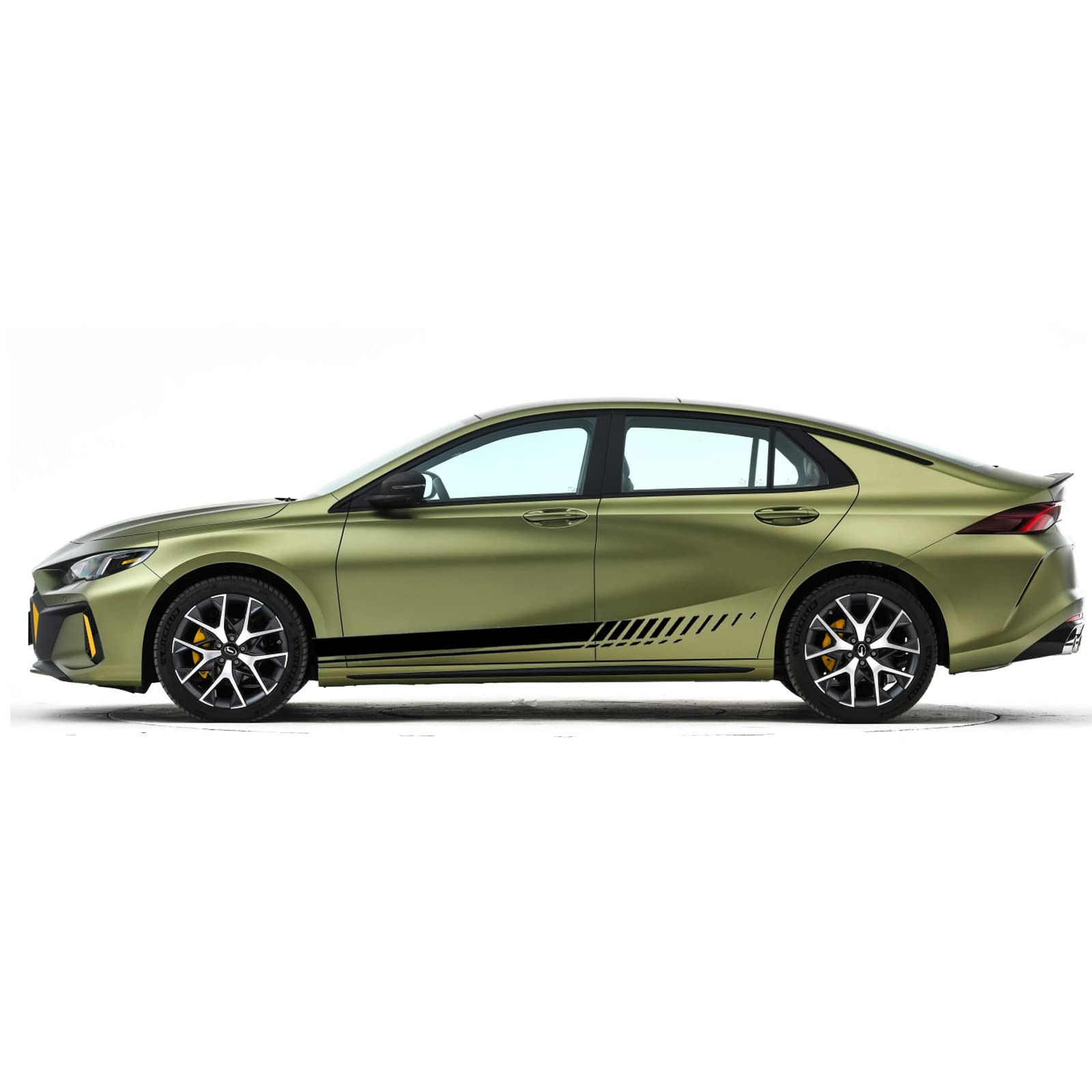 Universal Vinyl Side Body Car Decals Racing Stripes Sticker Stripe Graphics C…