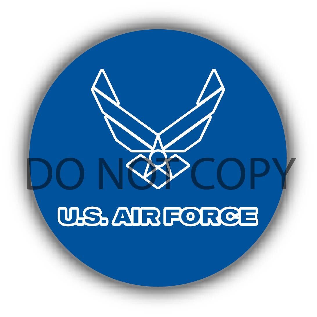Air Force Vinyl Decal Sticker for Car Laptop Water Bottle Waterproof