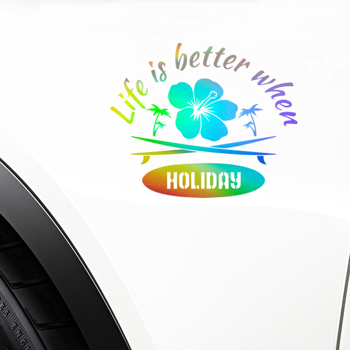 1pcs Flowers Butterfly Wall Stickers Car Window Door Laptop Art Vinyl Decal