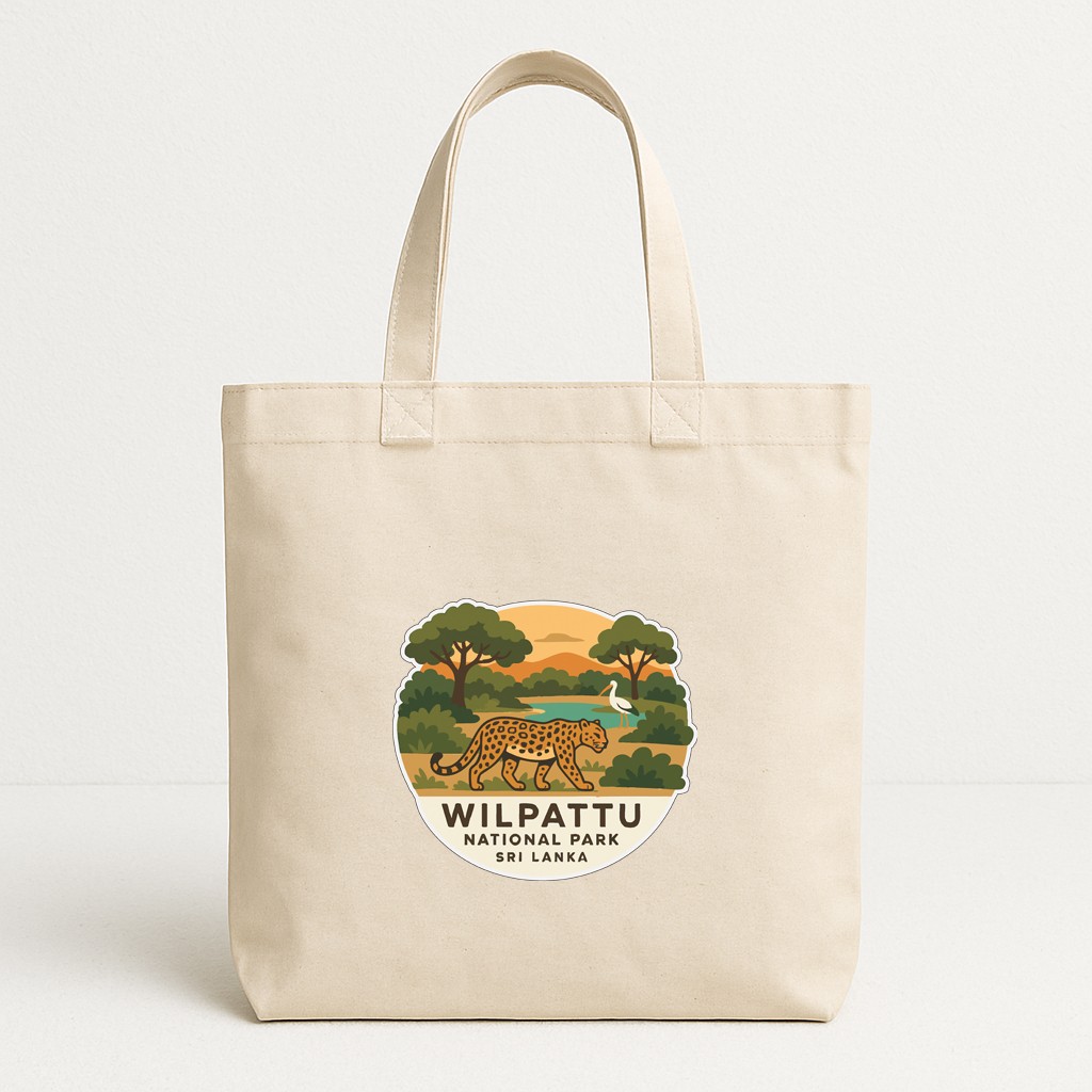 Wilpattu Sri Lanka Iron On Heat Transfer Vinyl HTV Die-Cut World National Parks