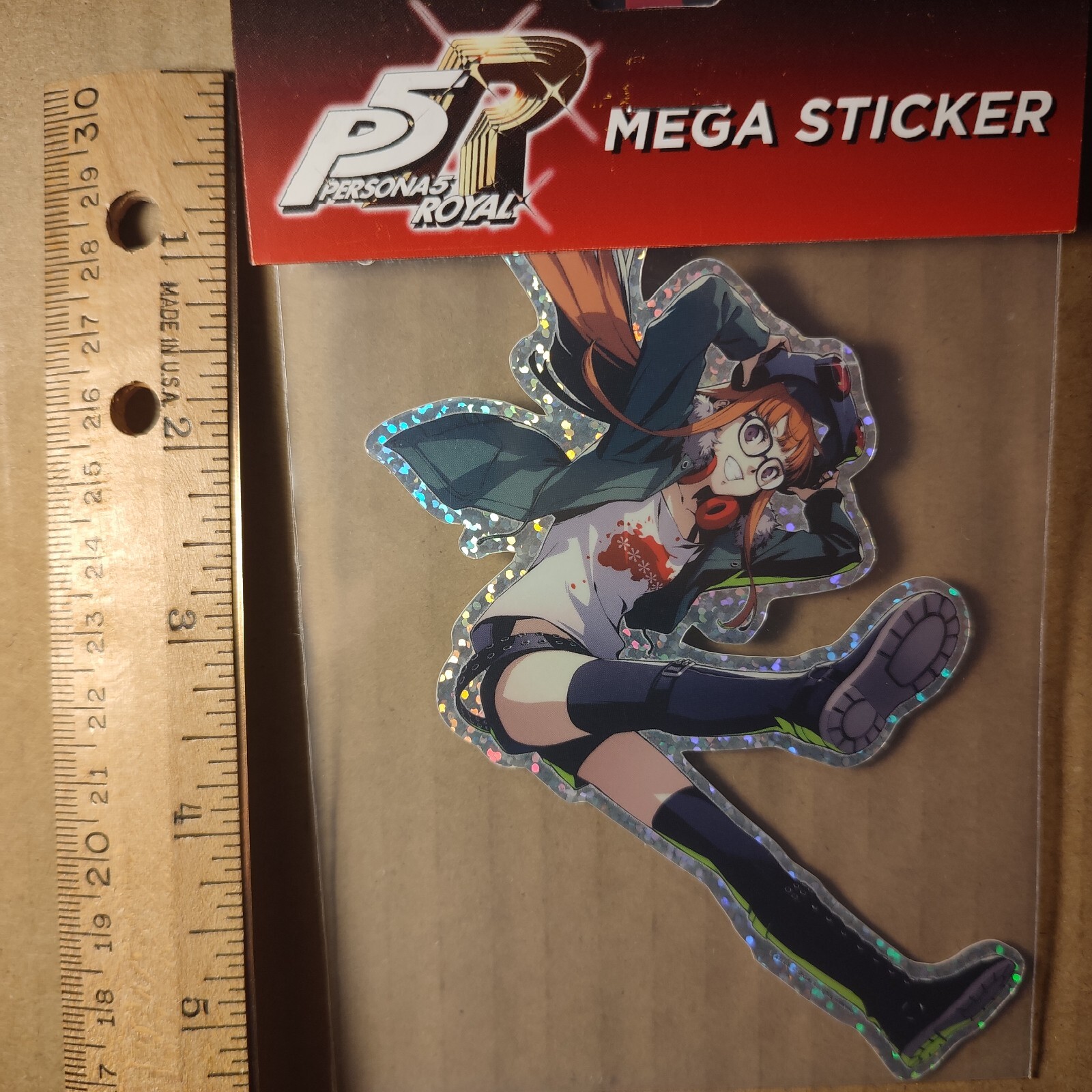 Persona 5 Royal Futaba Sakura Mega Sticker Official Atlus Vinyl Glitter Decal