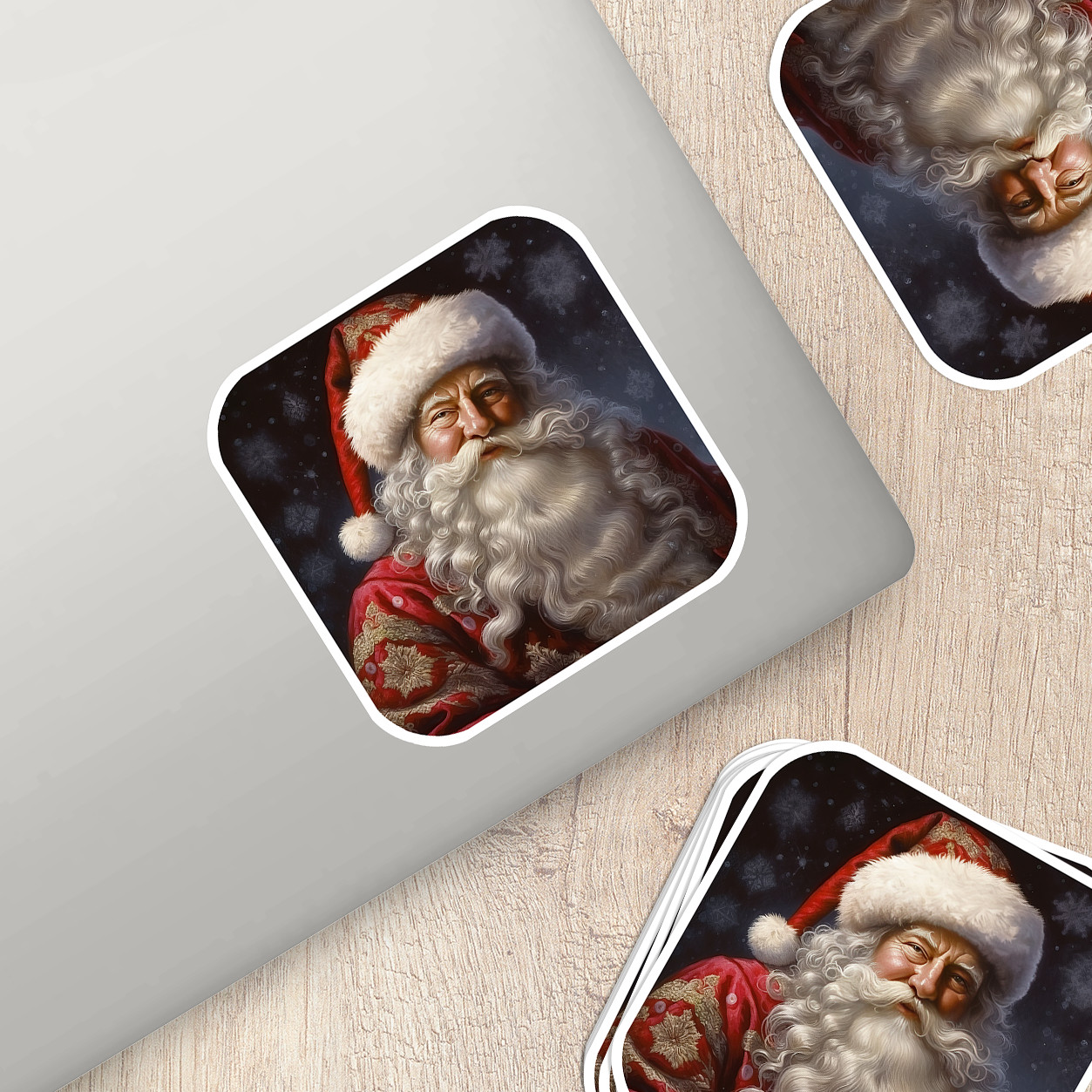 Santa Claus Vinyl Sticker – Bring the Magic of Christmas Anywhere