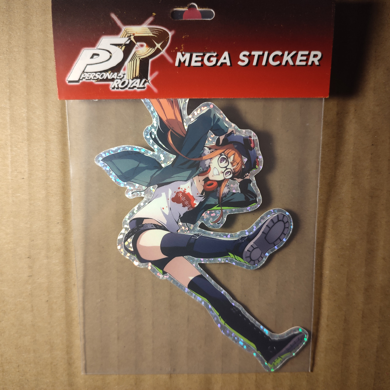 Persona 5 Royal Futaba Sakura Mega Sticker Official Atlus Vinyl Glitter Decal
