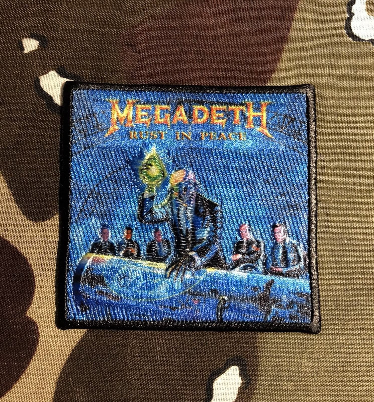 Megadeth Rust In Piece Embroidered Patch M043P
