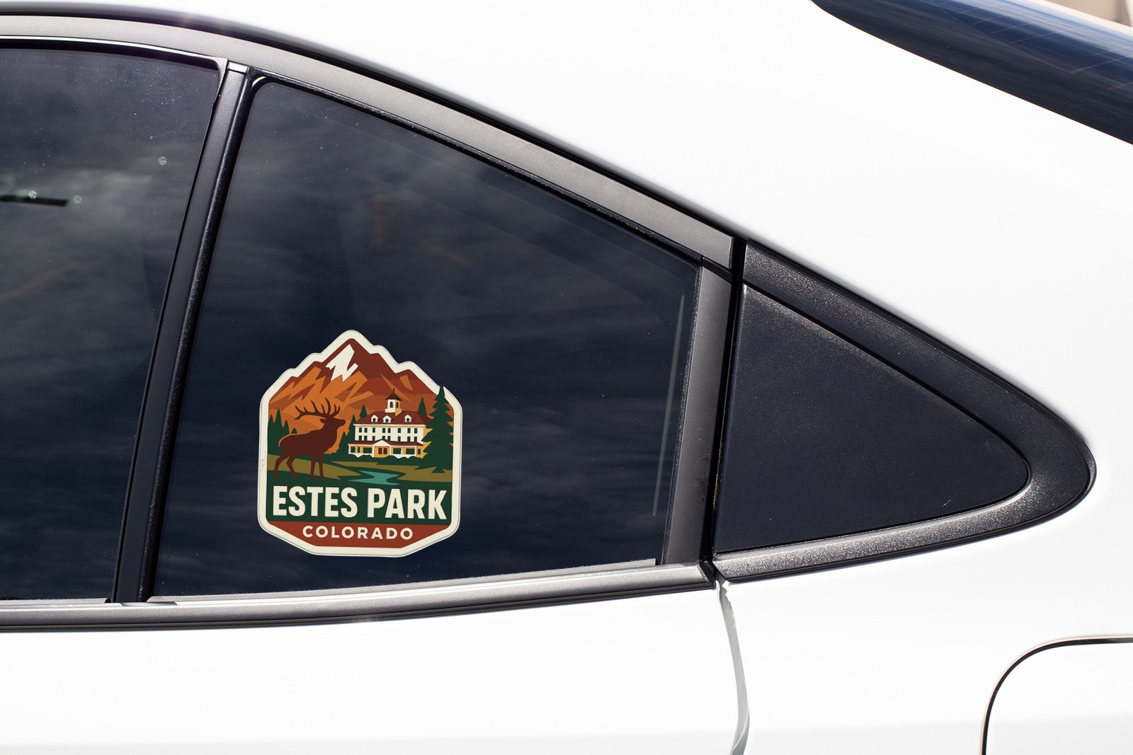 Estes Park Sticker Decal Vinyl Die-Cut City Skyline Landmark Design