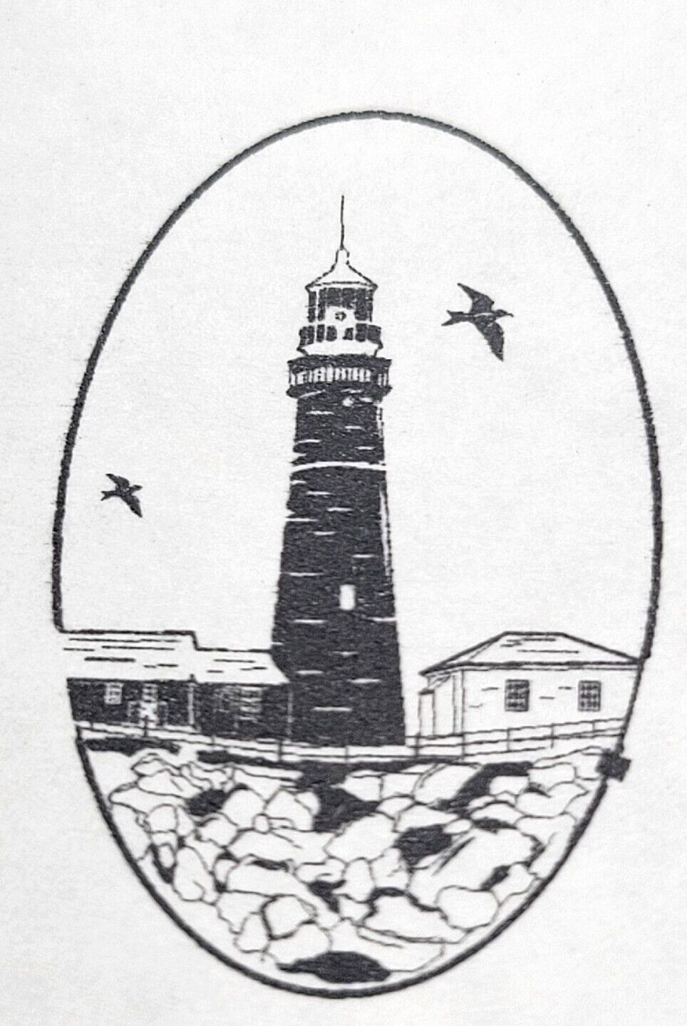 Portland Head Lighthouse Static Cling Window Decal New OVAL 20×30 Tropical Decor