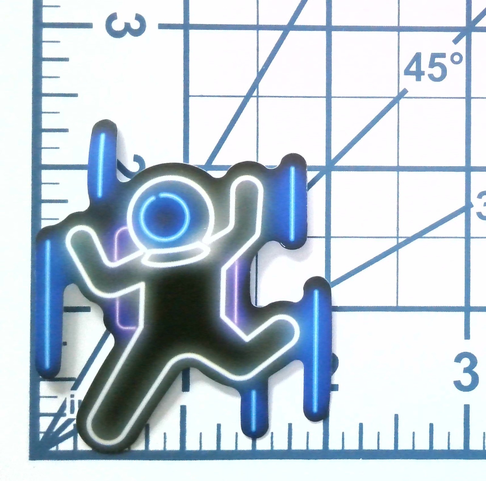 Astronaut Space Man Neon Vinyl Sticker Die Cut Decal Laptop Journal Scrapbook
