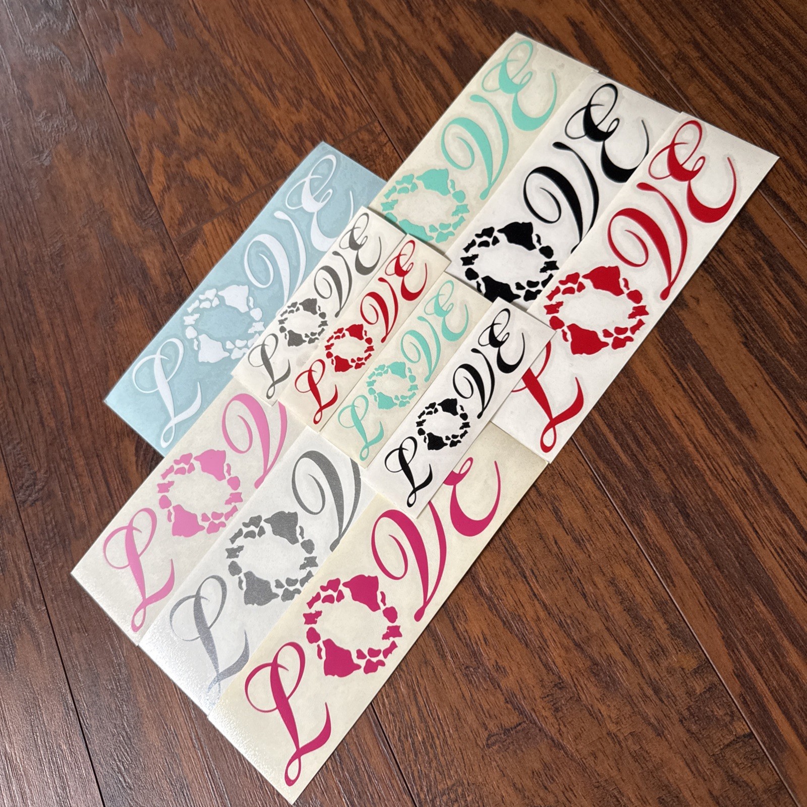 Hawaii Love Island’s Sticker Decal New 4” or 7" Inch 7 Colors To Chose From Kind