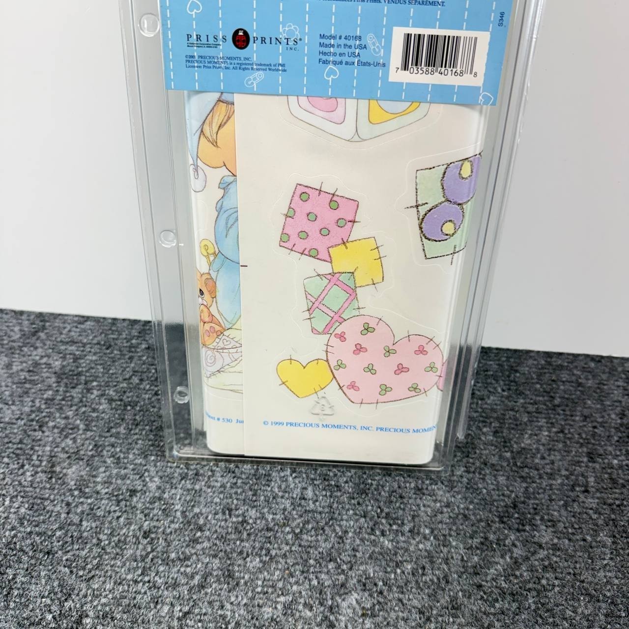 Precious Moments Priss Prints 40168 Vintage Baby Wall Decals 1999 Heart 25
