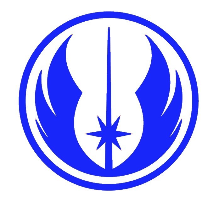 JEDI ORDER INSIGNIA, STAR WARS, Decal Stickers for Cars, Laptops, Tablets
