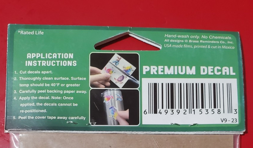MicroPacks Premium Water-Resistant Decals: Flag, Dog, Eagle, "We The People"