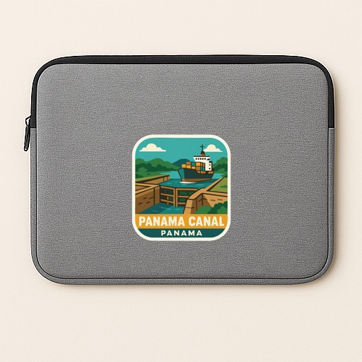 Panama Canal Panama Iron On Heat Transfer Vinyl HTV Die-Cut Symbolic Landmark