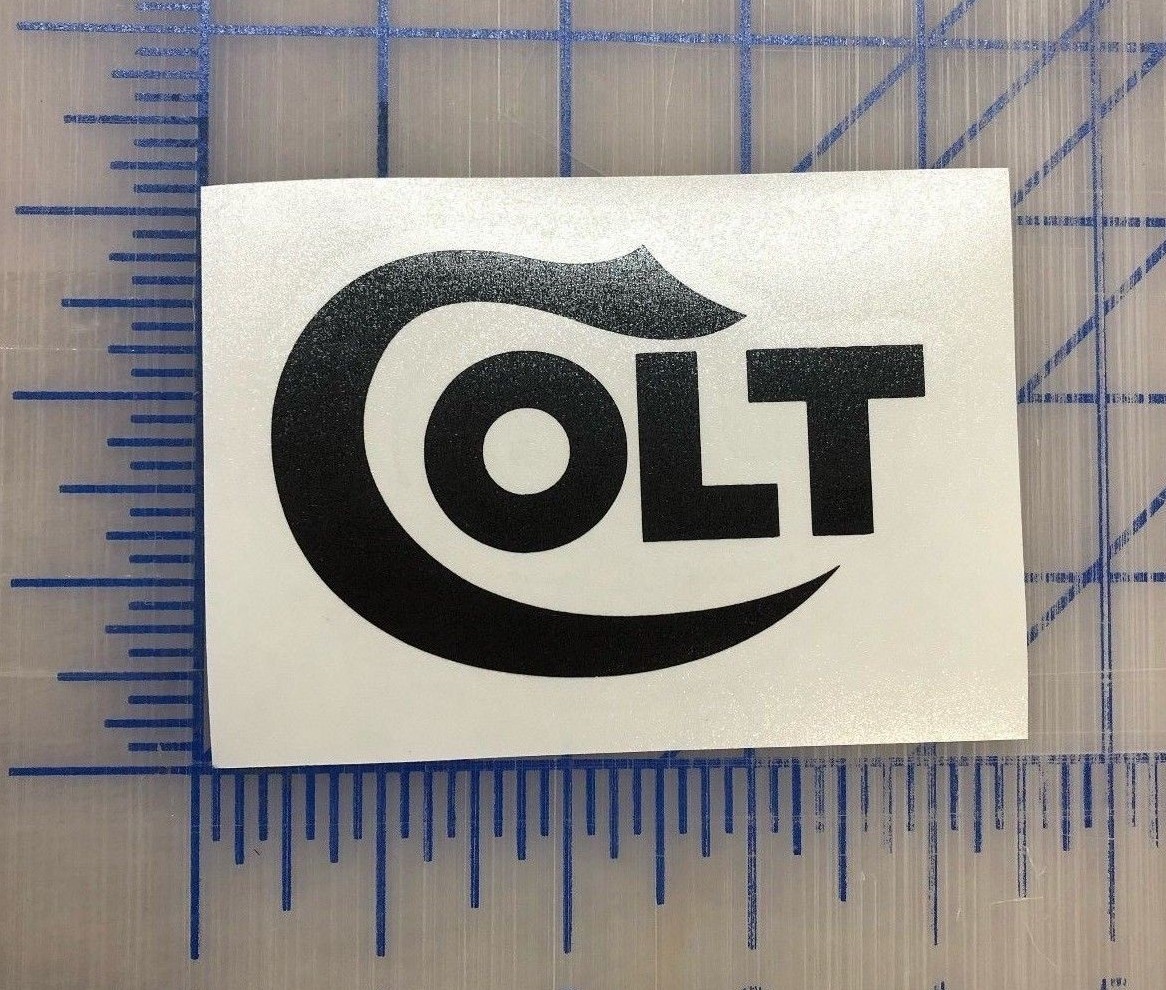 Colt Decal 3.5" 4.5" 5.5" Firearms Rifle Pistol Hunting Logo Vinyl FREE SHIPPING