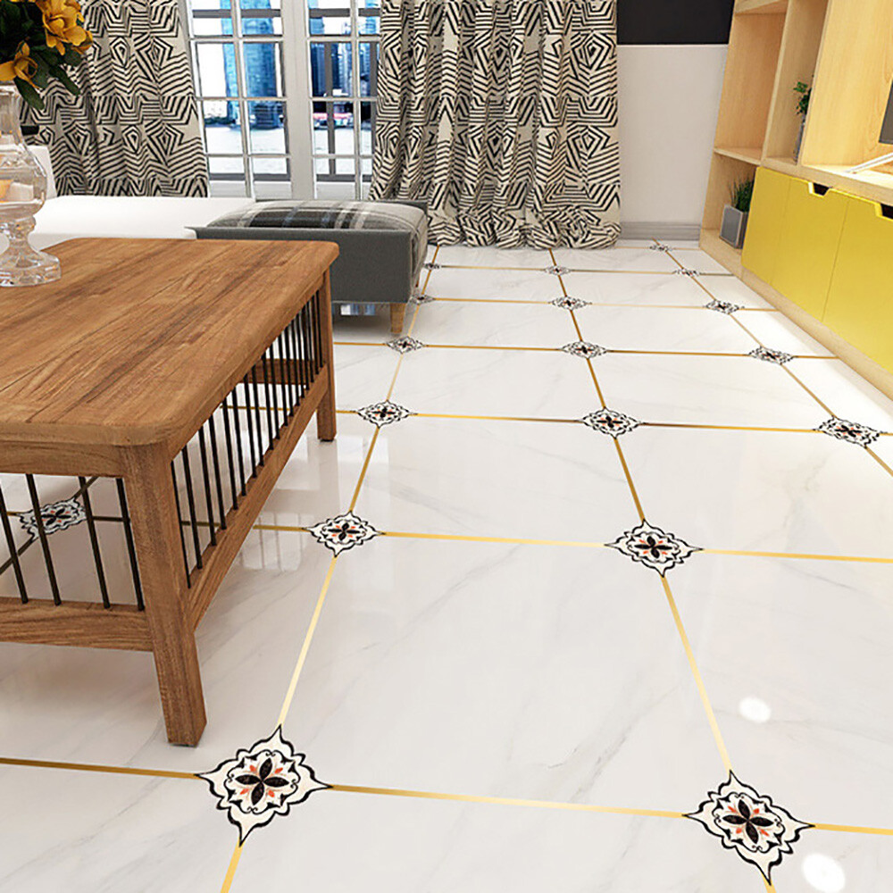 Mildewproof Tape Gap Floor Sealing Sided For Home Sticker Tile Decor Single –