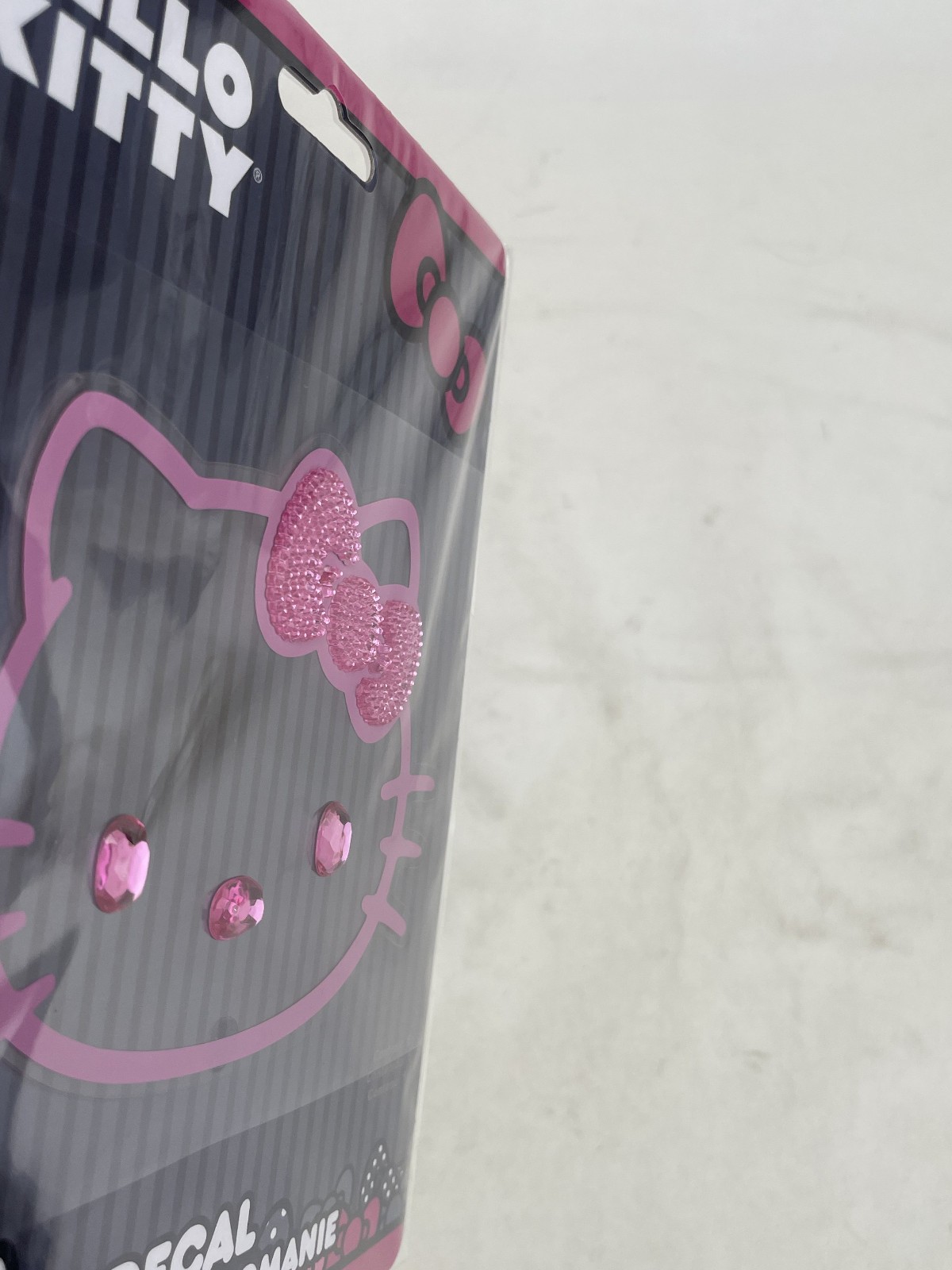 Licensed Sanrio Hello Kitty Pink Bling Sticker Auto Home Office Luggage 2 pak