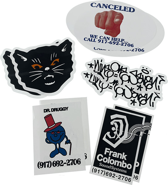 CALL ME 917 16/PK ASST. HOLIDAY 22 STICKER PK