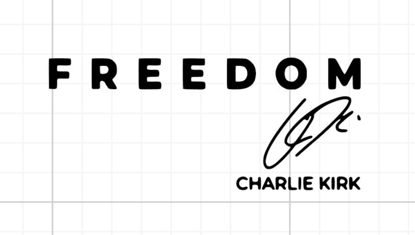 Charlie Kirk Decal