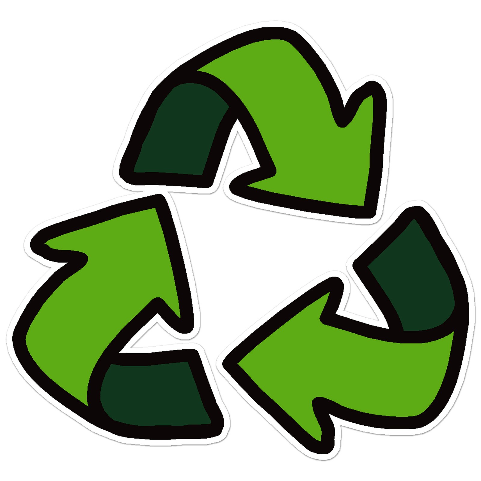 Recycle Symbol – Vinyl Decal Sticker – Car Window Laptop – ebn7643