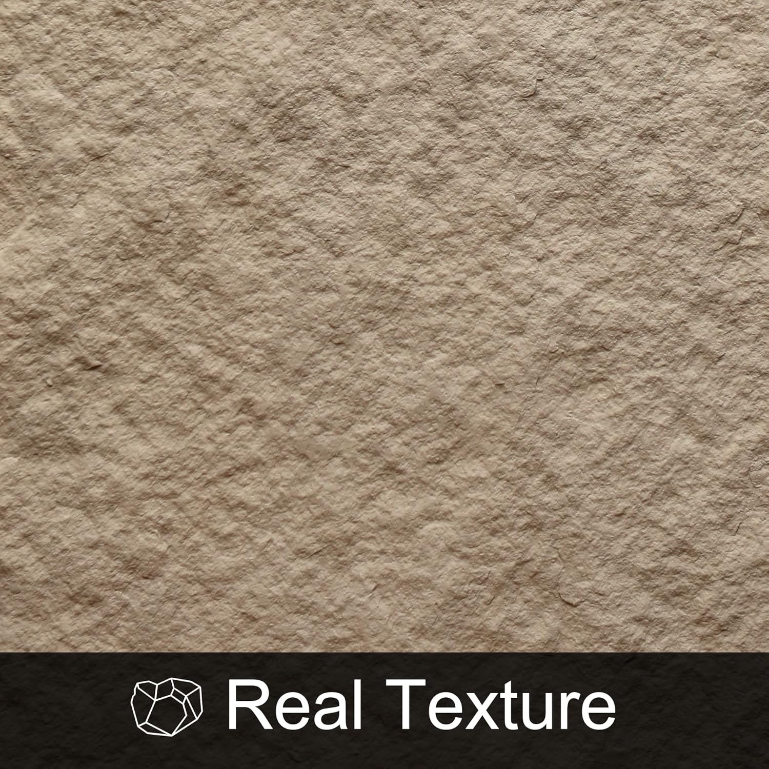 3D Faux Stone Wall Panels – 4 PCS Cement Texture Wainscoting for Home Decor