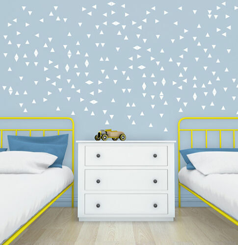 2.5" X 2" Triangles Home Office Wall Window Decor Vinyl Nursery Decals Stickers