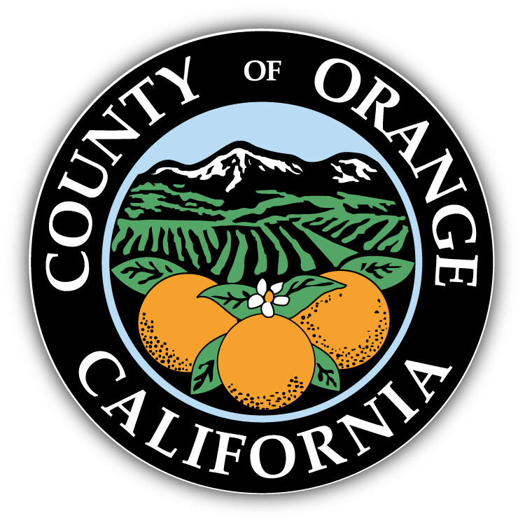 Orange County Seal Car Bumper Sticker Decal